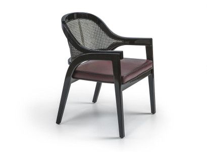 Black wooden chair design dining room armchair new Furnishings Chair